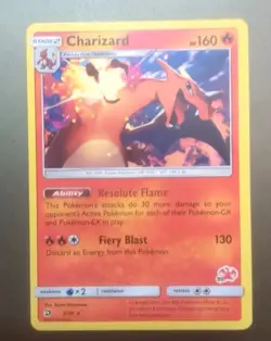 Pokemon TCG Charizard 3/70 Battle Academy Rare #39 Non-Holo Stamp LP - Image 1