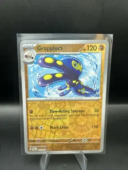 Grapploct 052/091 Reverse Holo SV: Paldean Fates Pokemon TCG - Image 1