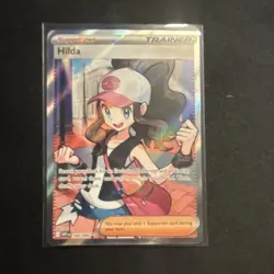 Pokemon Hilda Trainer Full Art Ultra Rare Holo SV11W White Flare 164/086 - Image 1