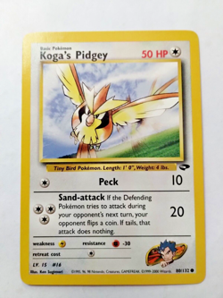 Pokemon TCG Koga's Pidgey Gym Challenge 80 Regular Unlimited Com. - Uncirculated - Image 1