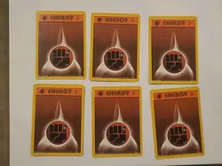 Pokemon Base Set 2 - Fighting Energy - 125/130 - MP-Lot×6 - Image 1
