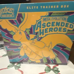 Pokemon Elite Trainer Box Mega Evolution Ascended Heroes Dragonite English TCG - Image 1