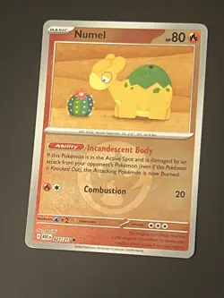 Pokemon TCG Numel 027/217 Ascended Heroes ASC EN Fire Energy Reverse Holo NM 27 - Image 1