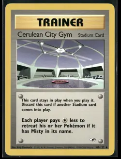 Pokemon - Gym Heroes Cerulean City Gym 108/132 NM - Image 1