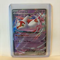 Pokemon TCG Double Rare Holo Latias EX 076/191 Surging Sparks - Image 1