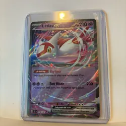 Pokemon TCG Double Rare Holo Latias EX 076/191 Surging Sparks - Image 3