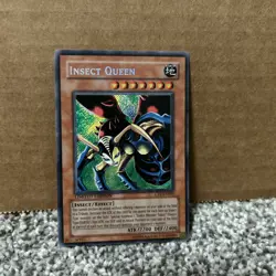 Yugioh Insect Queen Non Secret Misprint CT1-EN005 Limited Secret Rare Near Mint - Image 1