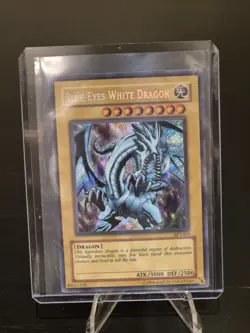 YU-GI-OH Blue Eyes White Dragon BPT-009 Secret Rare 2003 Collector Tin Promo LP - Image 1
