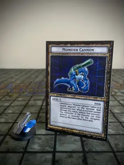 Yugioh Dungeon Dice Monsters Custom Gold Sarcophagus And Monster Cannon Set - Image 2