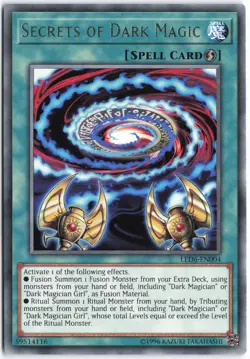 Yugioh - Secrets of Dark Magic LED6-EN004 Unlimited - Legendary Duelists: Magica - Image 1
