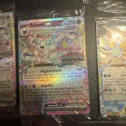 STAMPED Sealed Prismatic Evolutions Eeveelutions EX Promo Cards Set! All NM - Image 3