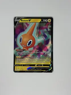 Rotom V 058/196 Sword And Shield Lost Origin Pokemon Card TCG 2022 NM/M - Image 1