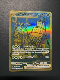 Pokemon TCG Wo-Chien EX Scarlet & Violet Paldean Fates Hyper Rare Card 240/091 - Image 1
