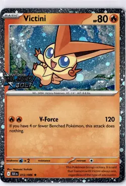 NM - Victini (Black Bolt Stamped) 012/086 Rare Miscellaneous Cards & Products - Image 1