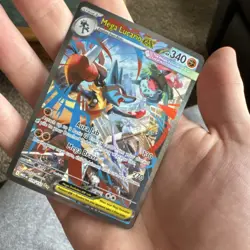 Mega Lucario EX Holo Rare 179/132 Mega Evolution EX 340 HP Pokemon TCG Card - Image 3