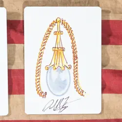 Mox Pearl Dan Frazier Artist Proof Altered Art Magic Card MTG Signed Alliances - Image 1