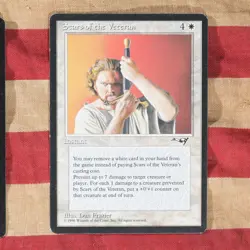 Mox Pearl Dan Frazier Artist Proof Altered Art Magic Card MTG Signed Alliances - Image 2