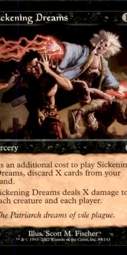 Sickening Dreams LP Light Play Graveborn Deck MTG [8062] - Image 1