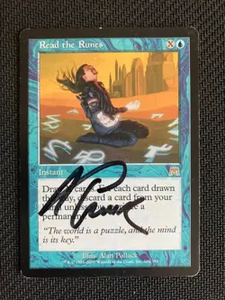 Read the Runes (Onslaught) SIGNED by the artist Alan Pollack - Image 1