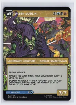 Norman Osborn Green Goblin 0220 Borderless Spider Man MTG Magic The Gathering NM - Image 2