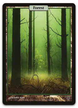 Forest - Full Art #140 (NM) Unhinged UNH Magic MTG - Image 1