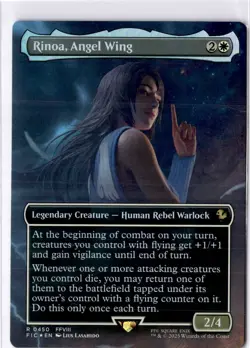 NM - Rinoa, Angel Wing (Borderless) 450 R Commander: FINAL FANTASY - Image 1