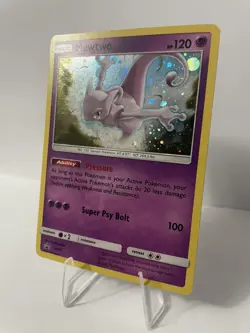 Mewtwo #SM77 Sun & Moon Promo - Cosmos Holo Pokemon Card - Image 2