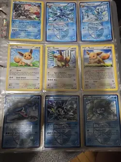 Pokemon TCG Vintage Binder Collection lot 200 plus cards Holos Wotc - Image 5