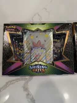 Pokemon Shining Fates Shiny Eldegoss V Collection Box - Image 1