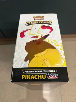 NEW Pokemon TCG Celebrations Pikachu VMax Premium Figure Collection Box Unopened - Image 4