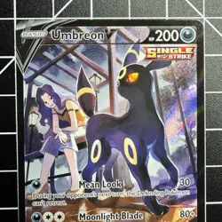 Umbreon V TG22/TG30 Pokemon Brilliant Stars TCG Trainer Gallery - Image 2