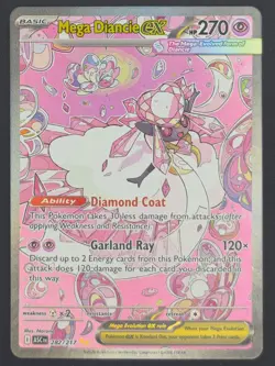 Pokemon Mega Diancie EX 282/217 SIR Special Illustration Rare Ascended Heroes NM - Image 1
