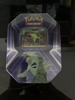 Pokemon TCG Tyranitar Triple Whammy 3 Pack Tin - FACTORY SEALED / NEW - Image 1