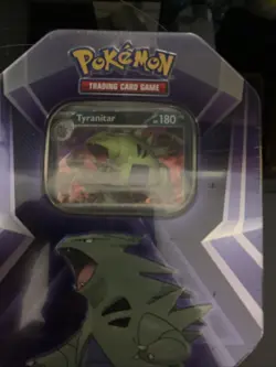 Pokemon TCG Tyranitar Triple Whammy 3 Pack Tin - FACTORY SEALED / NEW - Image 2