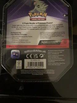 Pokemon TCG Tyranitar Triple Whammy 3 Pack Tin - FACTORY SEALED / NEW - Image 5