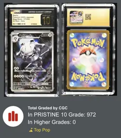 Steelix Pokemon Mega Brave 073/063 Art Rare Holo CGC PRISTINE 10 - Image 3