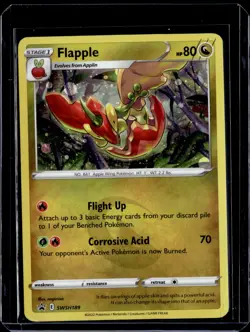 Flapple SWSH189 / Cosmos Holo SW&SH Black Star Promo 2022 (LP) / Pokemon TCG - Image 1