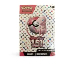 Pokemon TCG Scarlet & Violet 151 Booster Bundle 6 Booster Packs English Mew - Image 1