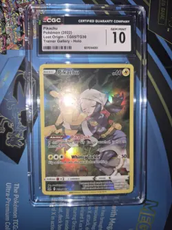 CGC 10 Pikachu #TG05 Trainer Gallery Lost Origin 2022 Pokemon GEM MINT - Image 1