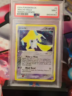 Pokemon Jirachi EX Hidden Legends Holo Rare #8 PSA 9 Mint - Image 1
