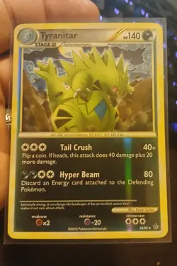Tyranitar, Reverse Holo Rare 2010 Pokemon, Unleashed, #26/95 NM - Image 1