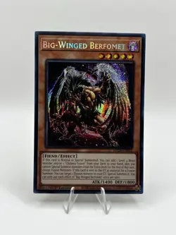 Yugioh Big-Winged Berfomet MP24-EN092 1st Edition Prismatic Secret - Image 1