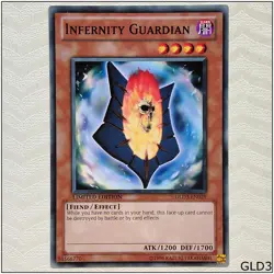 Infernity Guardian - GLD3-EN029 - Common Limited Edition Yugioh - Image 1