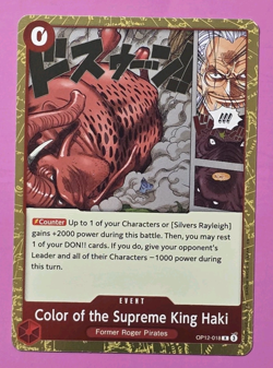 One Piece Color of the Supreme King Haki OP12-018 Legacy of the Master Foil - Image 1