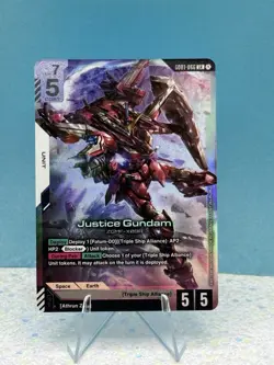 Gundam Card Game Newtype Rising Justice Gundam GD01-066 LR - Image 1