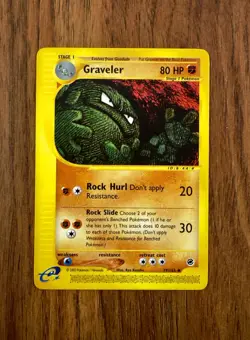 Pokemon Card - Graveler Expedition 79/165 Uncommon NM - Image 1