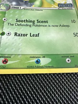 Bayleef 35/115 Unseen Forces Reverse Holo MP Pokemon Card - Image 3