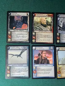 LOTR TCG Lot of 15 Tengwar Cards + 43 Foreign Cards. READ - Image 2