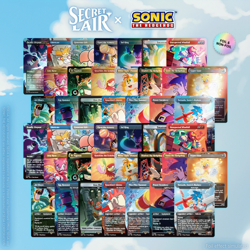 Sonic the Hedgehog MTG 100% Complete Secret Lair All Foil and Non-Foil Bundles - Image 1