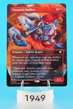 MTG Treasure Nabber (Borderless) Commander Masters Regular #645 - Image 1